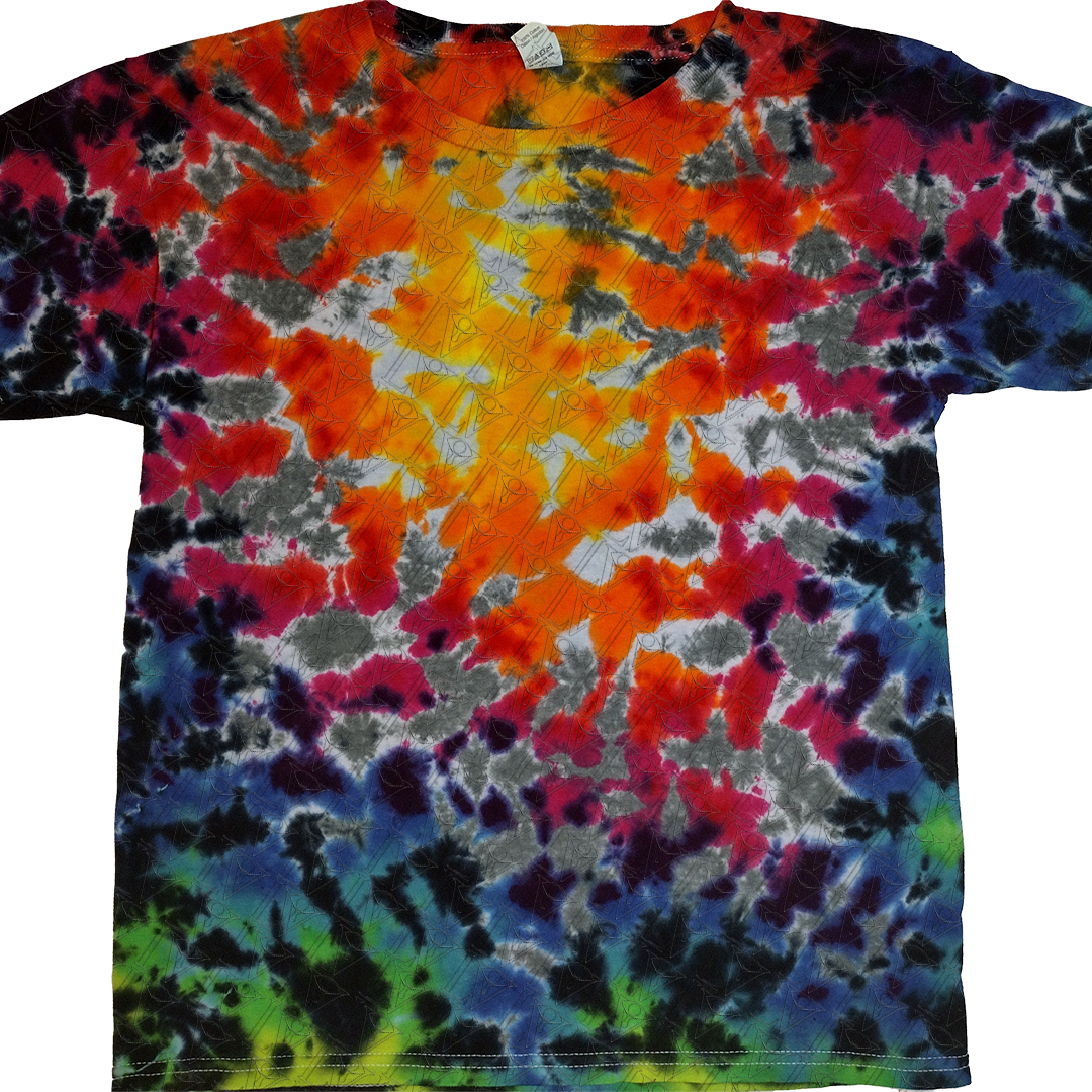 Kids Rainbow Scrunch Tie Dye Shirt