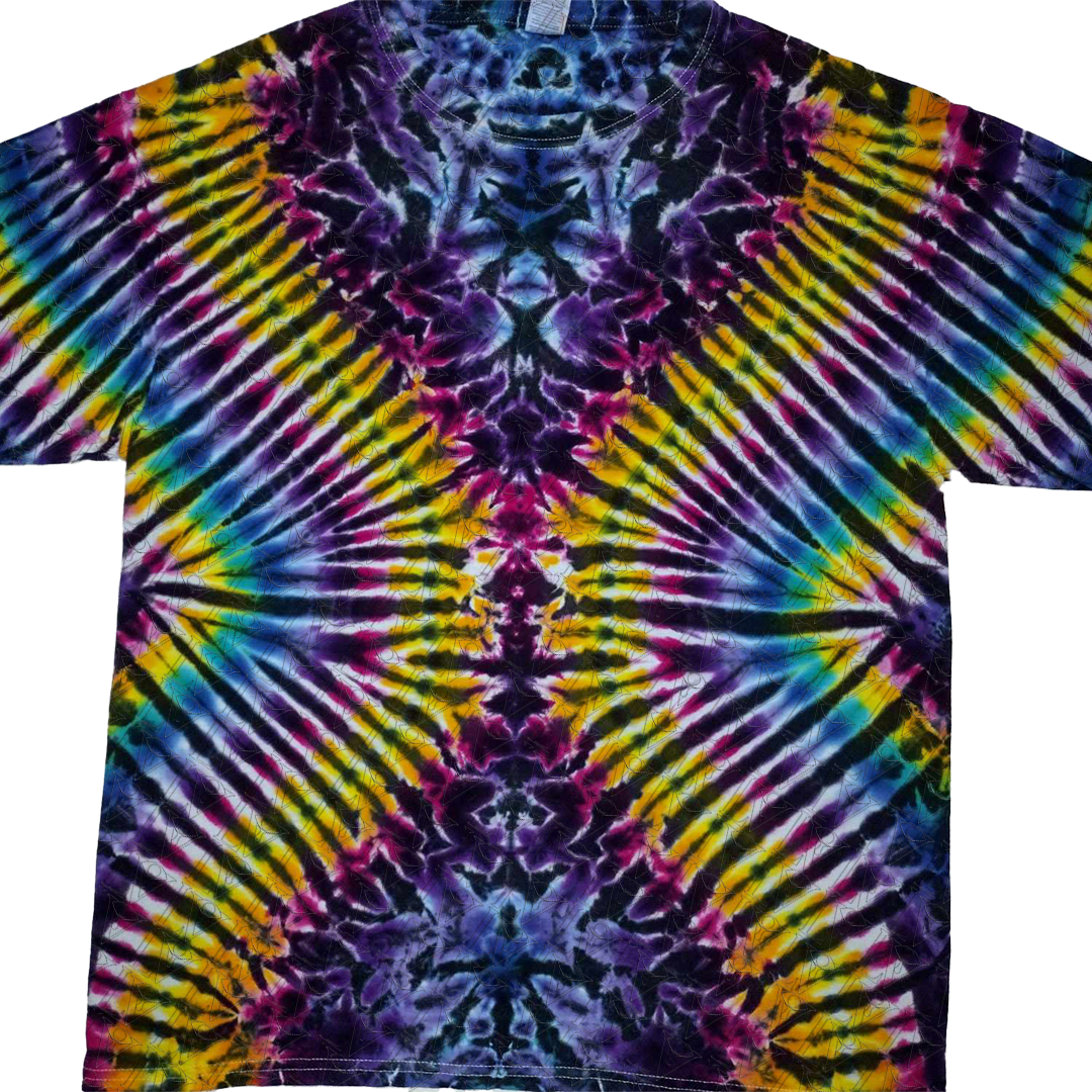 Sunset Hourglass Tie Dye Shirt