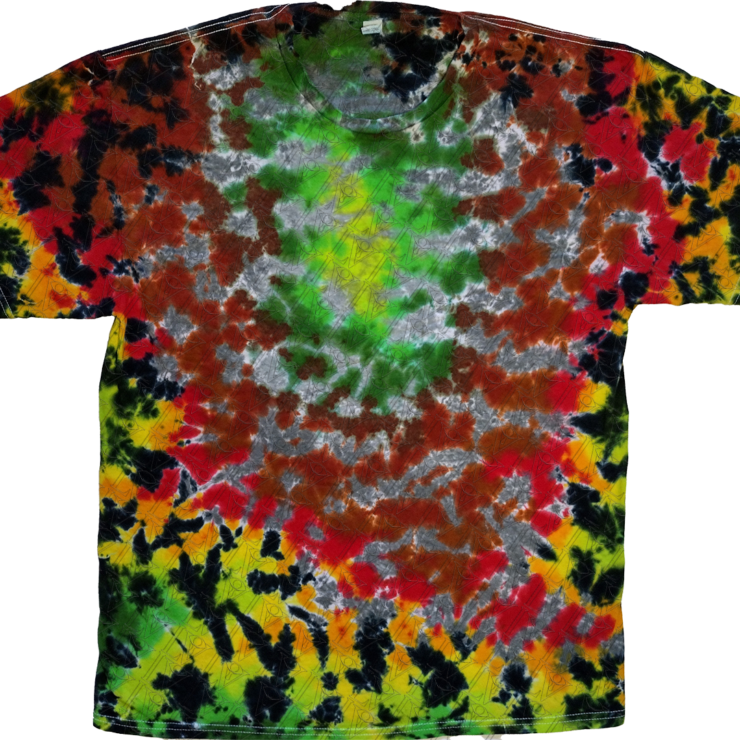 Tropics Scrunch Tie Dye Shirt