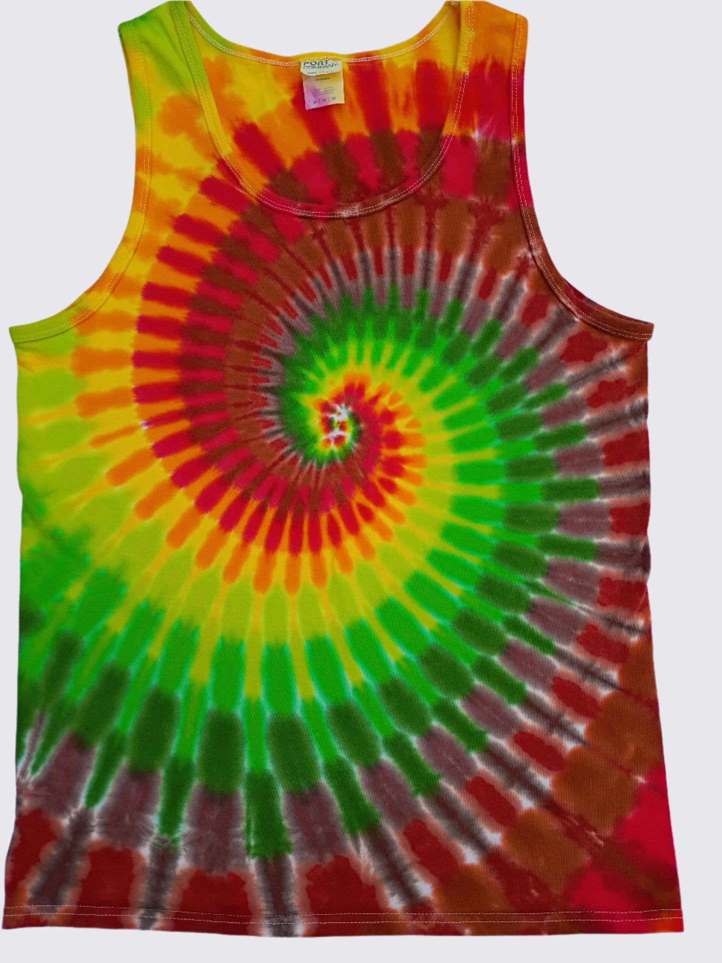 Tropics Tie Dye Tank Top Spiral