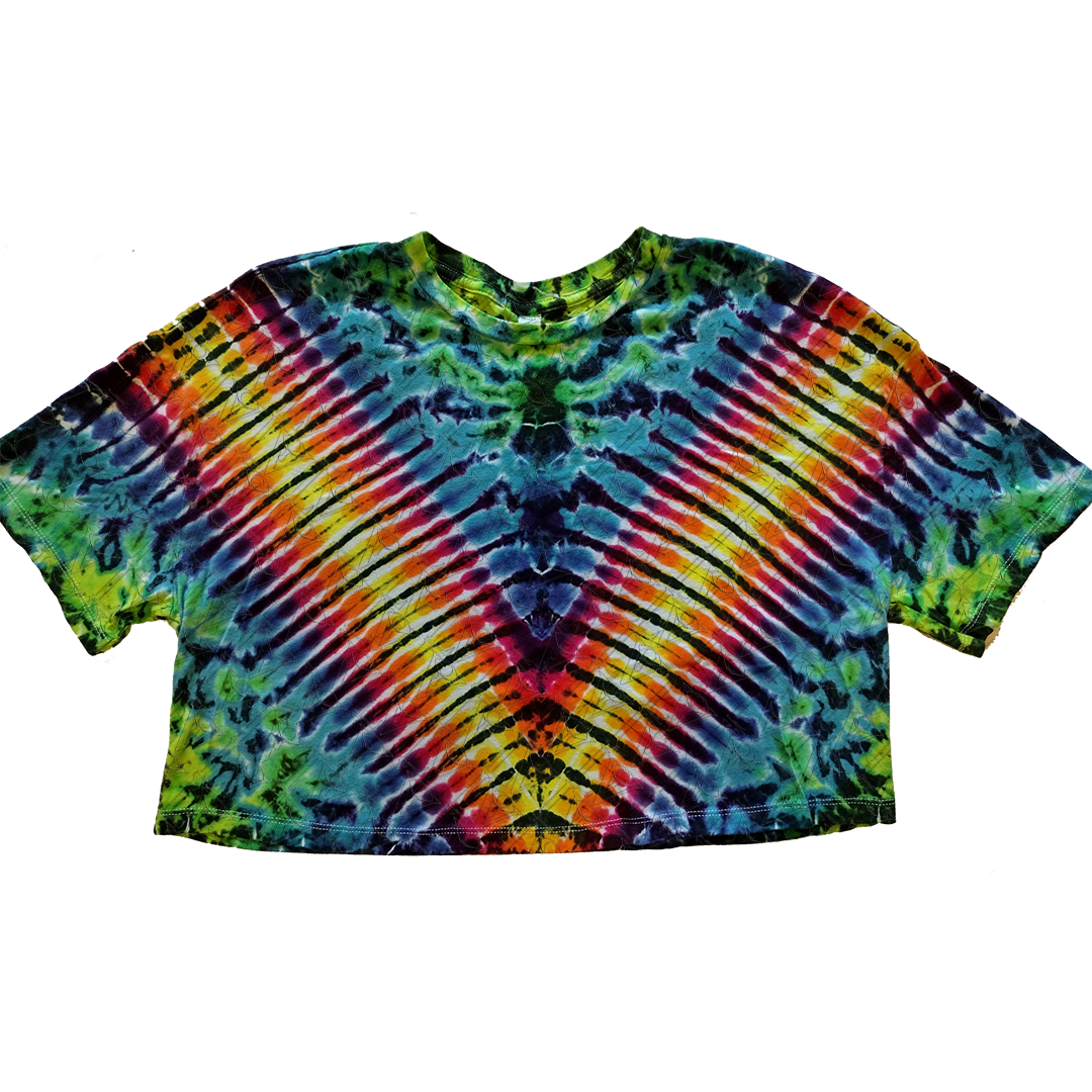 Rainbow Crop Tie Dye Apparel