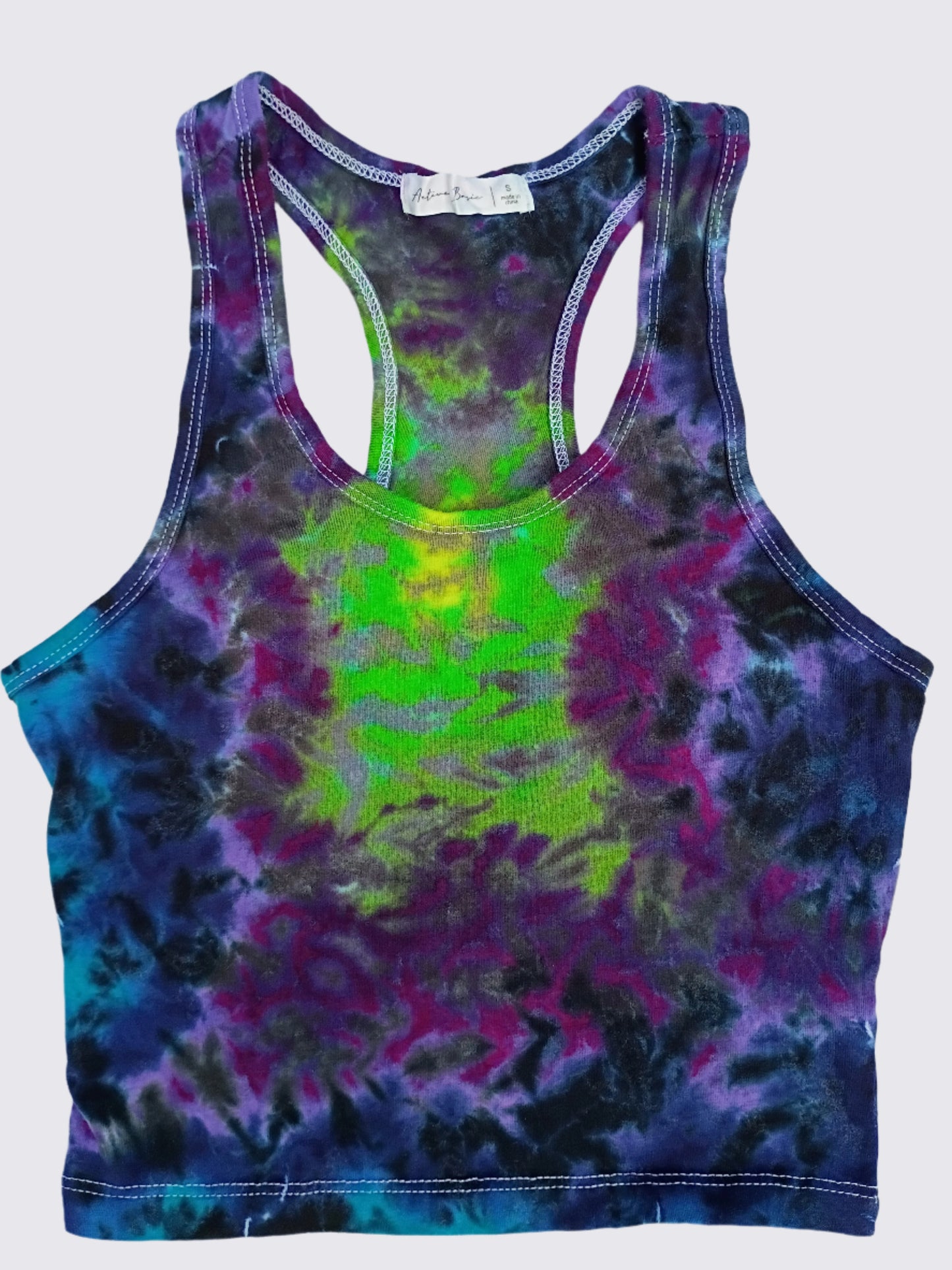 Women's Noxious Tie Dye Tank Crop Top