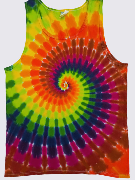 Autumn Tir Dye Tank Top Spiral
