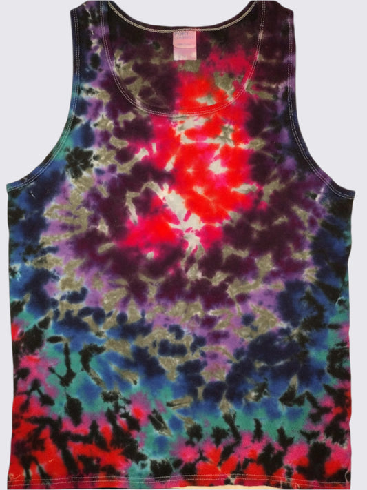 Berry Scrunch Tie Dye Tank Top