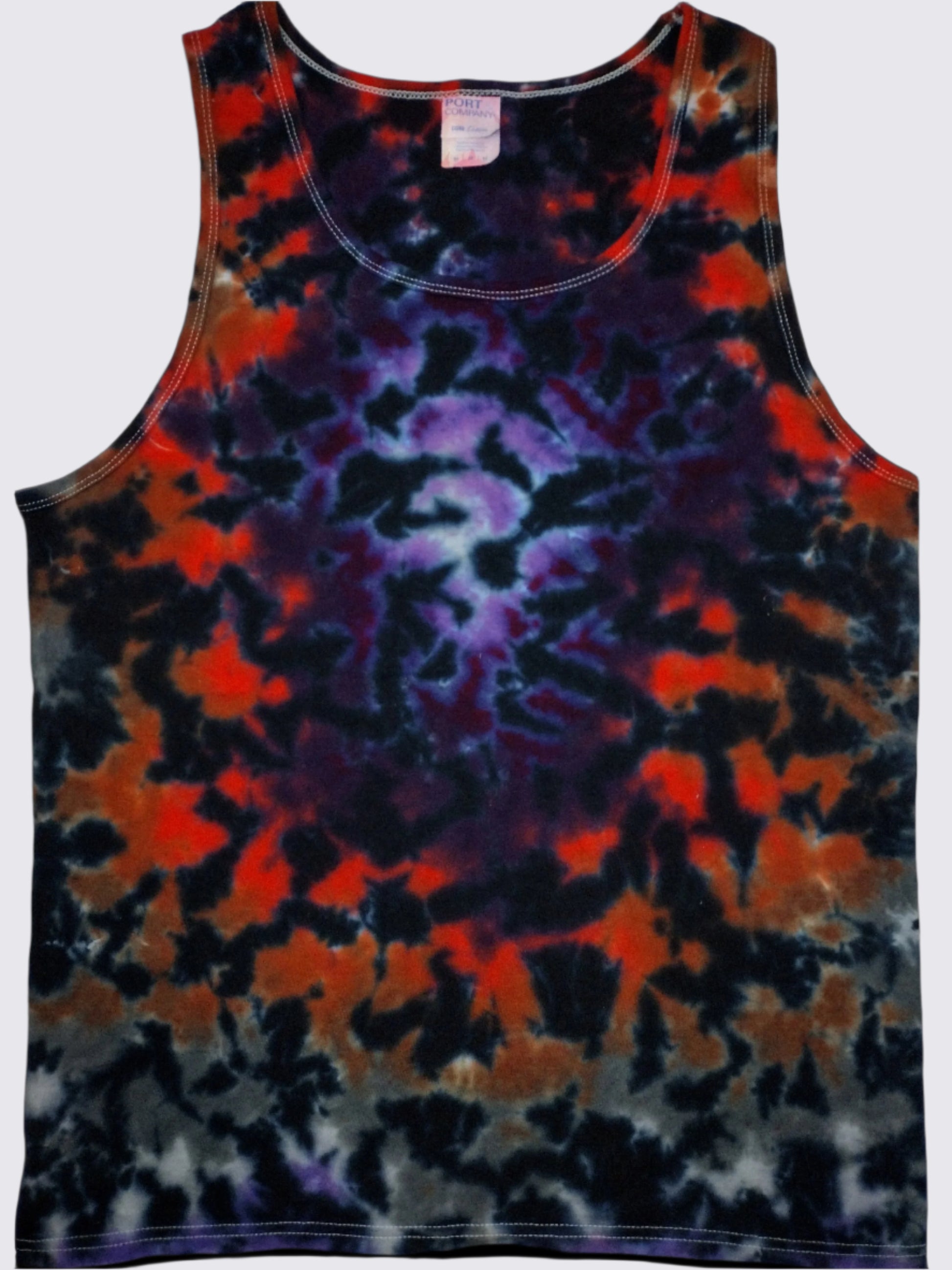 Dragon's Blood Scrunch Tie Dye Tank Top