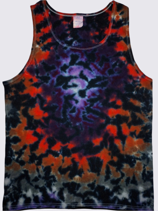 Dragon's Blood Scrunch Tie Dye Tank Top