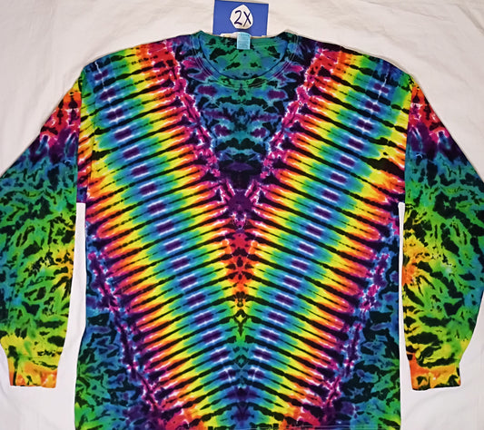 2X Rainbow Static V Longsleeve