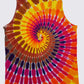Molten Tie Dye Tank Top Spiral