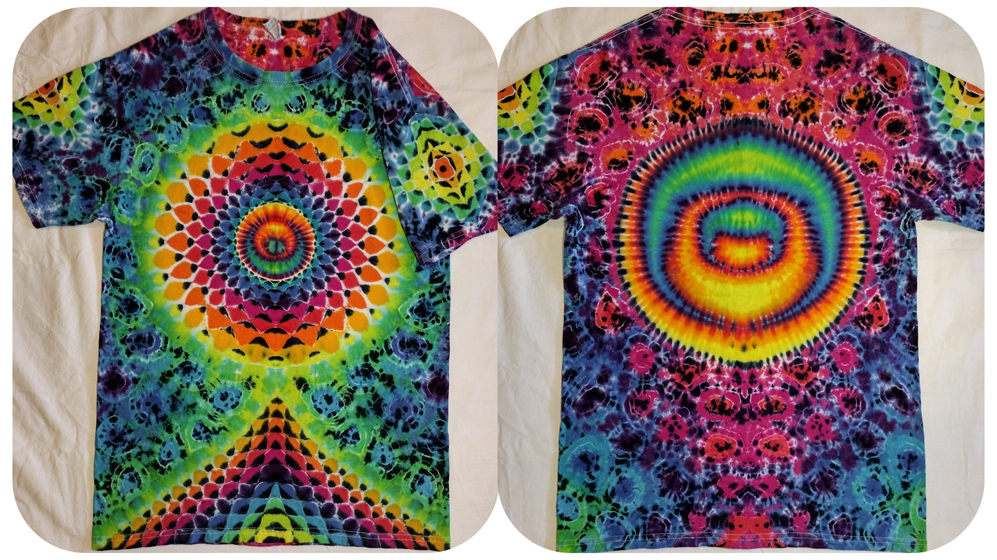 Small Unisex Rainbow Mandala Combo Tee