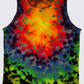 Rainbow Scrunch Tie Dye Tank Top