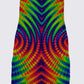 Rainbow Tie Dye Wig Wag Dress
