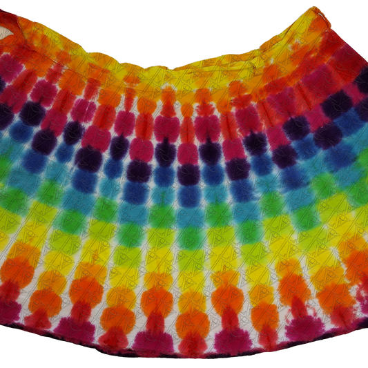 Rainbow Short Wrap-Around Skirt