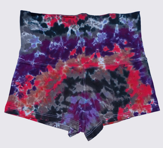 Women's Dragon's Blood Tie Dye Yoga Shorts