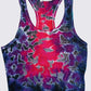 Women's Berry Tie Dye Tank Crop Top
