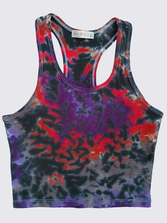 Women's Dragon's Blood Tie Dye Tank Crop Top