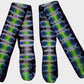 Women's Tie Dye Apparel Thigh High Socks 3