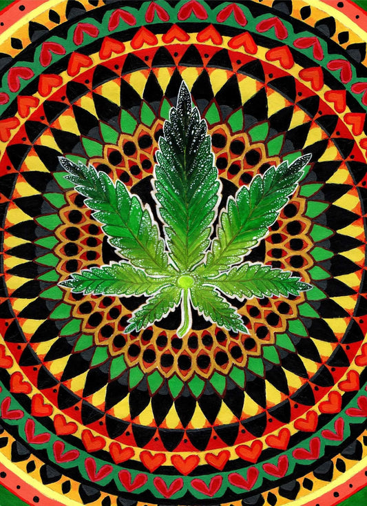 Cannabis Carnival Poster Print