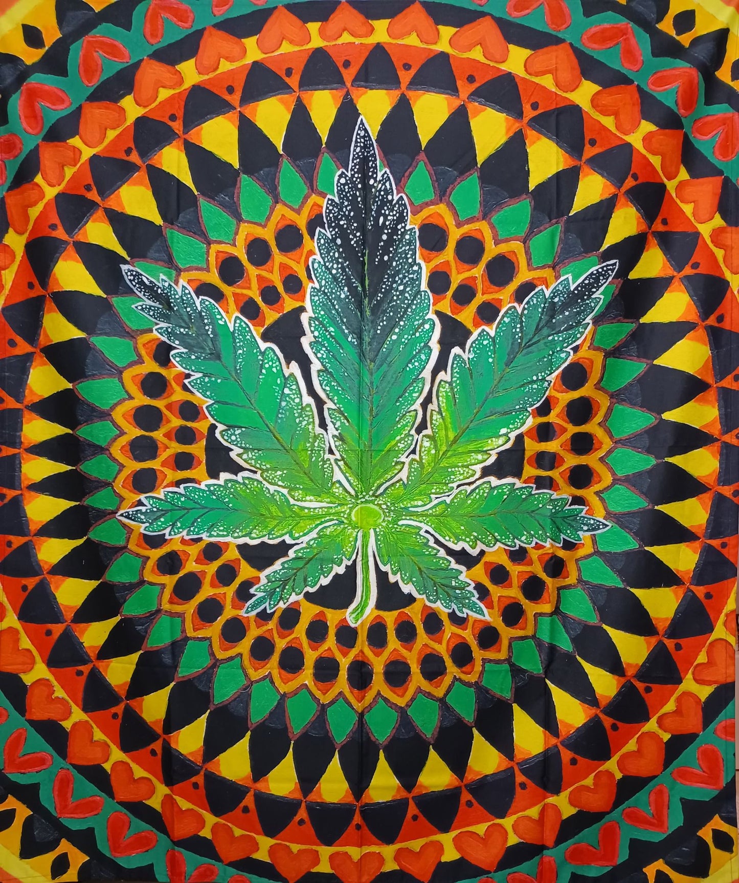 Cannabis Carnival Tapestry Print