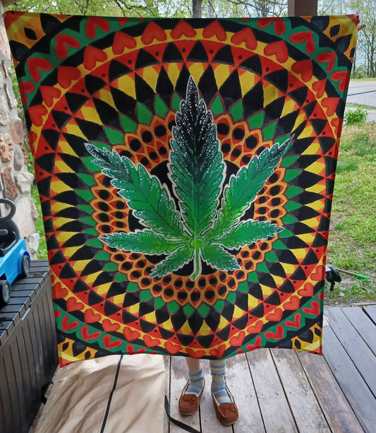 Cannabis Carnival Tapestry Print