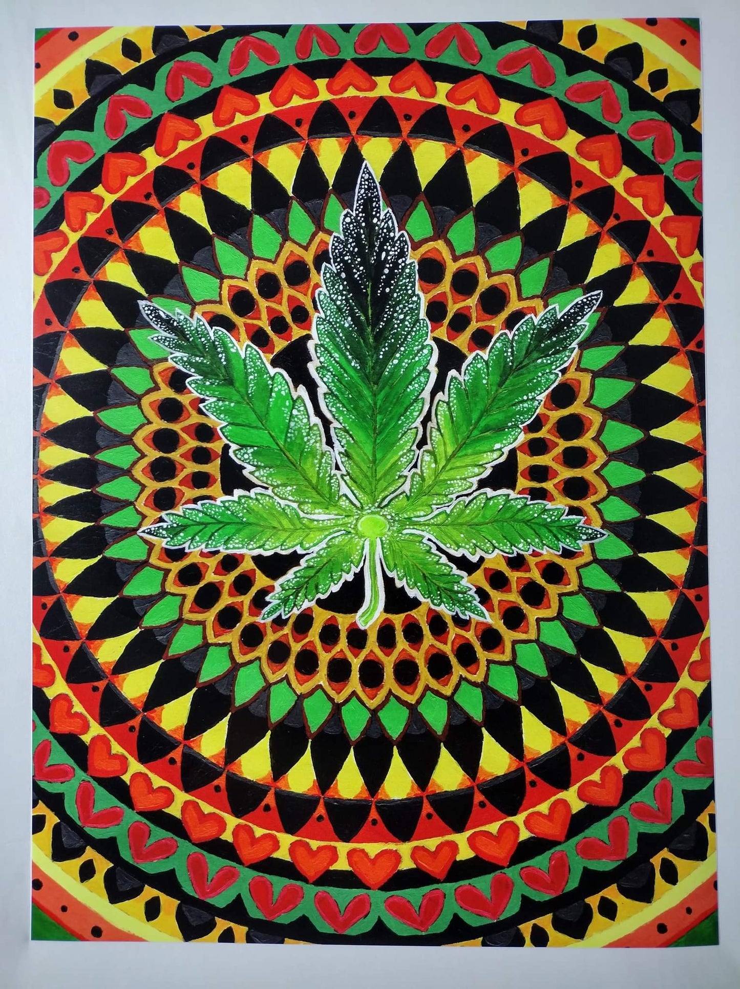 Cannabis Carnival Poster Print